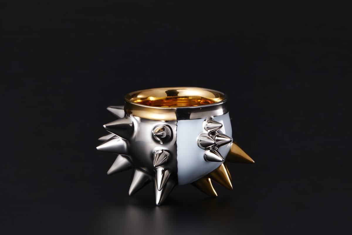 古賀崇洋「切羅SPIKY CUP 0620-V」スパイキーカップ 古賀崇洋の新作登場｜内に秘められる美にカタチを与えた器が